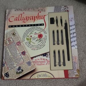 Calligraphy Workstation Set with Pens and Nibs